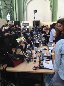 Backstage at Paris Fashion Week with a Taiwanese fashion house (Michelle H J Tsai, 2015) 