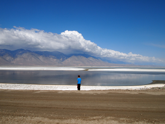 After years of litigation, L.A. agreed to redirect some water back to this dry lakebed to mitigate the massive dust storms it had caused (Michael Vine, 2016)