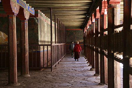 Revolving and Chanting around the Cloister of the Great Hall