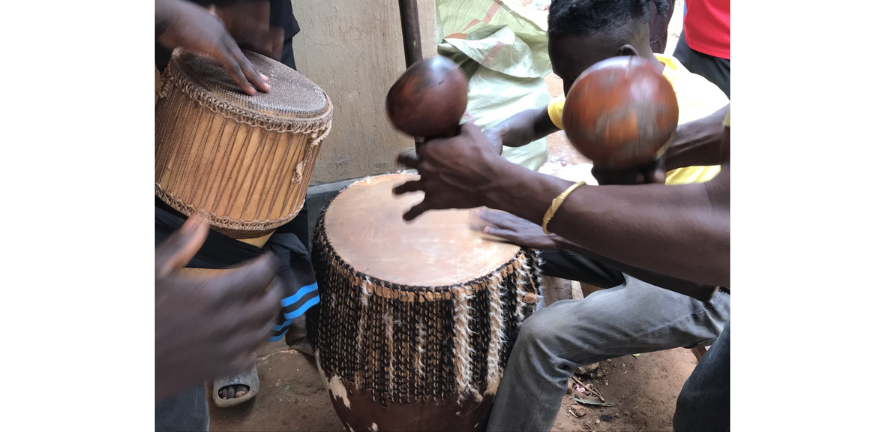 The drum is how we call the ancestors by Ellen Forsman Larsson