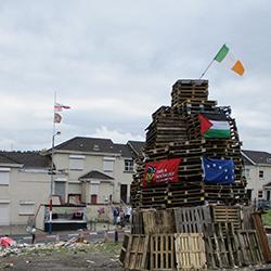 Bonfires in Derry