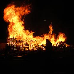 Bonfire in Derry