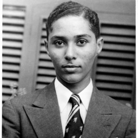 Stuart Hall in 1950, at King's House, Jamaica.