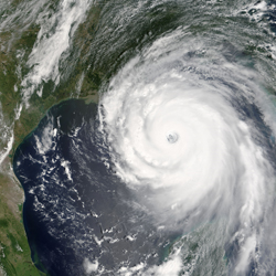 Hurricane Katrina (credit: Jeff Schmaltz, MODIS Rapid Response Team, NASA/GSFC)